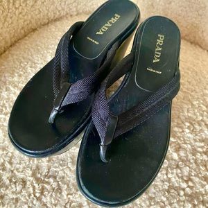 Prada Summer Wedges Sz 37